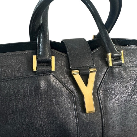 Yves Saint Laurent Classic Cabas ChYc Small Bag Soft Goatskin Leather Pre-Loved - Picture 2 of 16